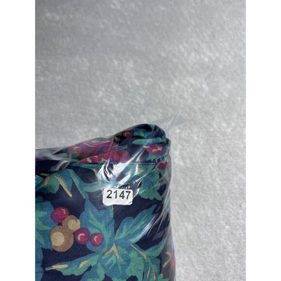 Vintage Talbots Dress Womens SZ 8 Multicolor Floral Button Down Long Sleeve Maxi - Picture 13 of 13